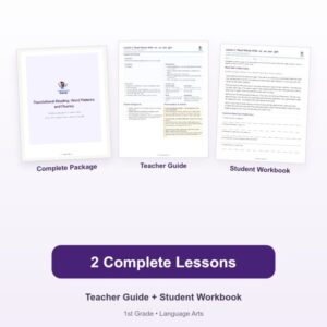 Foundational Reading: Word Patterns and Fluency – 1st Grade