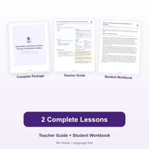 Word Patterns and Fluency: Meaning, Phrasing, and Expressive Reading – 6th Grade