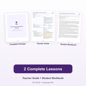 Story Elements and Objective Retelling – 5th Grade
