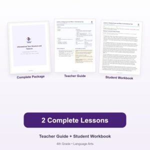 Informational Text: Structure and Features – 4th Grade