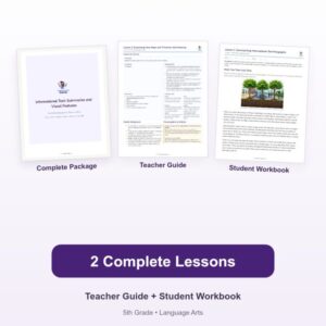 Informational Text: Summaries and Visual Features – 5th Grade