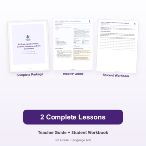 3rd Grade Narrative Writing: Characters, Situations, and Event Development – 3rd Grade