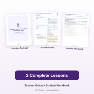 Narrative Writing: Developing Theme and Revising for Impact – 8th Grade