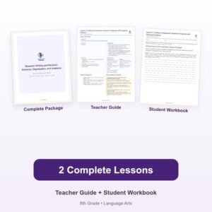 Research Writing and Revision: Evidence, Organization, and Audience – 8th Grade