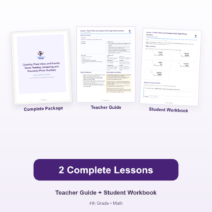 Counting, Place Value, and Number Sense: Reading, Comparing, and Rounding Whole Numbers – 4th Grade