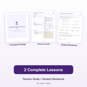Counting, Place Value, and Powers of 10 – 5th Grade