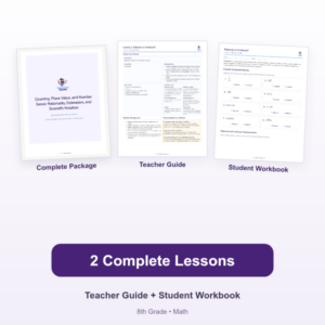 Counting, Place Value, and Number Sense: Rationality, Estimation, and Scientific Notation – 8th Grade
